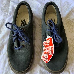 Blue Suede Vans Sneakers
